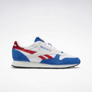 Reebok Classic Leather Make It Yours Shoes Blau Weiß Rot | 9032467-GZ