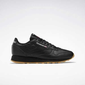 Reebok Classic Leather Shoes Schwarz Grau | 9021863-PY