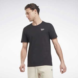 Reebok Identity Classics T-Shirt Schwarz | 4310297-QU