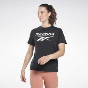 Reebok Identity T-Shirt Schwarz | 2451806-RG