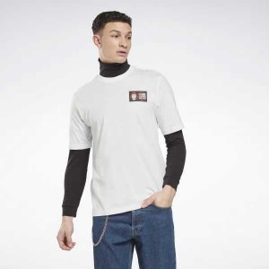 Reebok La Casa De Papel T-Shirt Weiß | 2417935-DK