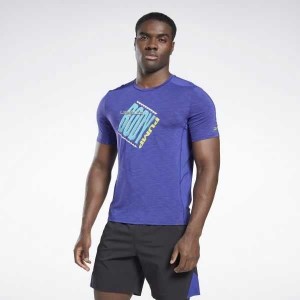 Reebok Les Mills BodyPump ACTIVCHILL Athlete T-Shirt Lila | 5910347-AX