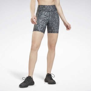 Reebok Lux Bold Legging Shorts Schwarz | 4903178-QF