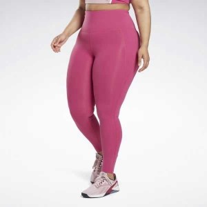 Reebok Lux High-Waisted Tights Rosa | 6253108-LT