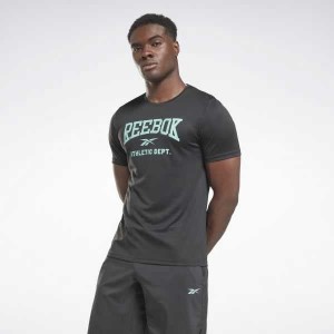 Reebok Workout Ready Graphic T-Shirt Schwarz | 8530649-TJ