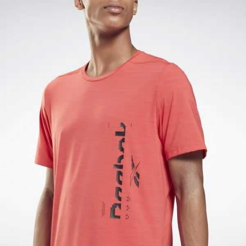 Reebok Activchill Graphic Move T-Shirt Rosa | 6394712-ER