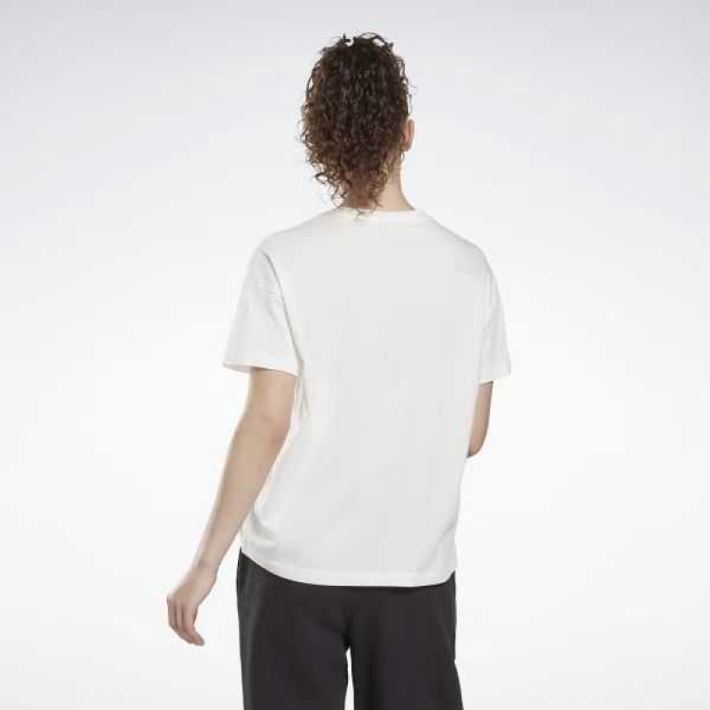 Reebok Brand T-Shirt Weiß | 3872591-ZI