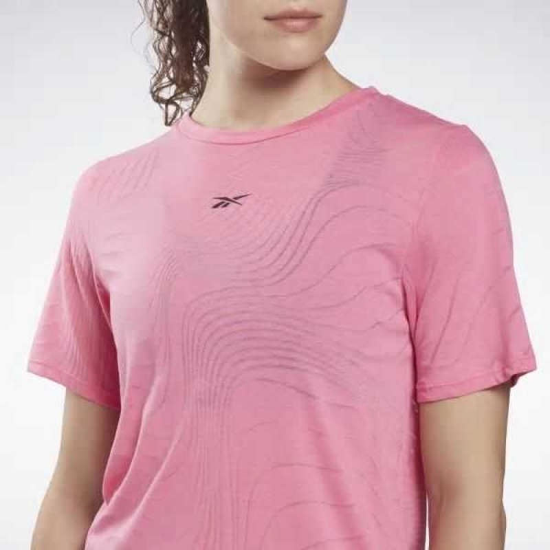 Reebok Burnout T-Shirt Rosa | 0968723-UP