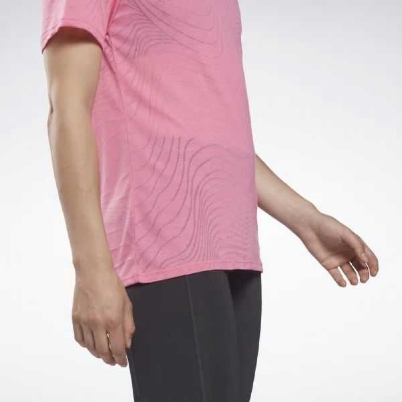 Reebok Burnout T-Shirt Rosa | 0968723-UP