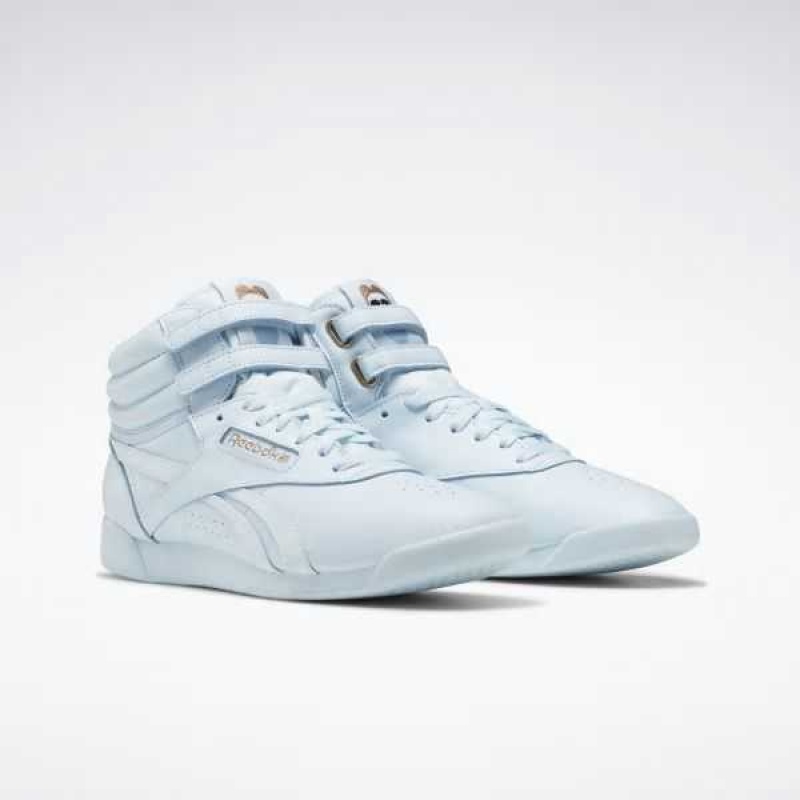 Reebok Cardi B Freestyle Hi Shoes Blau Blau Blau | 3721569-CU