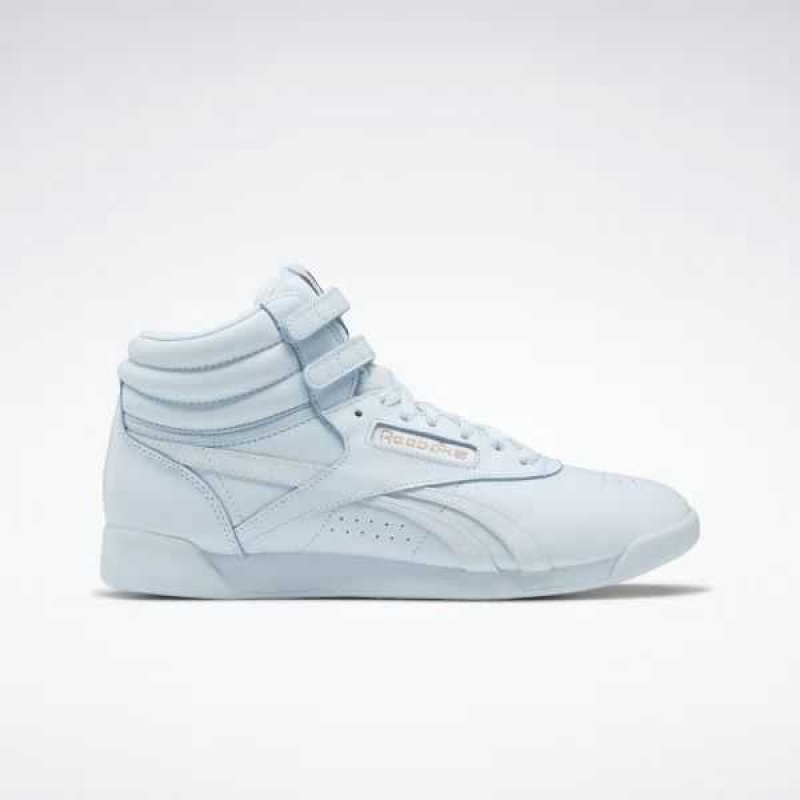 Reebok Cardi B Freestyle Hi Shoes Blau Blau Blau | 3721569-CU