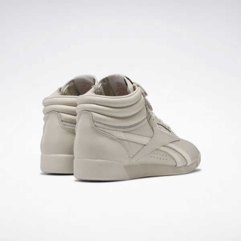 Reebok Cardi B Freestyle Hi Shoes Grau Weiß | 6527091-JV