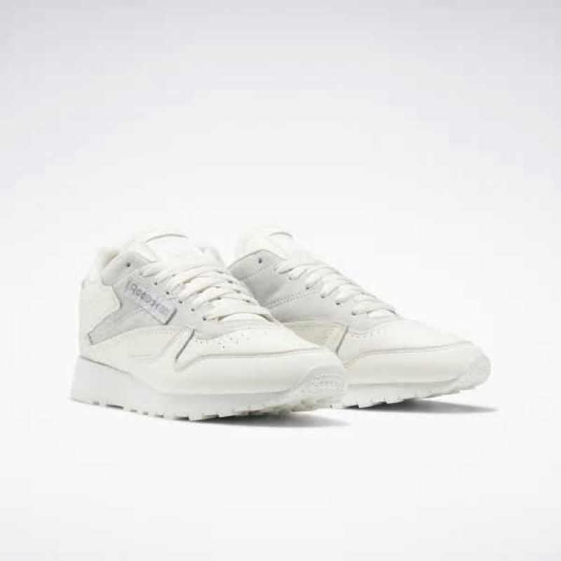 Reebok Classic Leather Make It Yours Shoes Grau Weiß | 1296058-MP