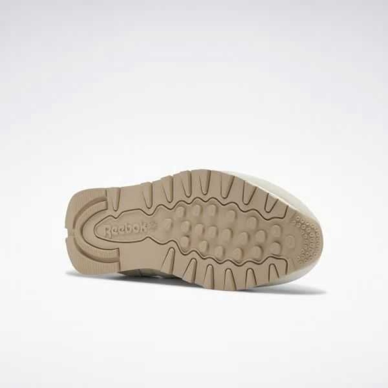 Reebok Classic Leather Shoes Beige | 1302684-CW