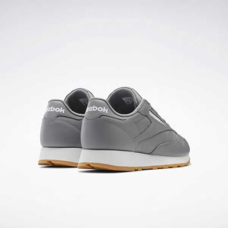 Reebok Classic Leather Shoes Grau Weiß | 8205194-AD