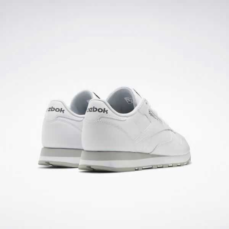 Reebok Classic Leather Shoes Weiß Grau Grau | 1305478-CP
