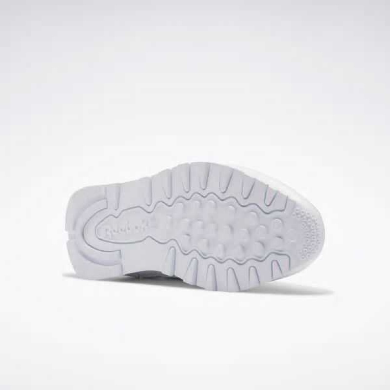 Reebok Classic Leather Shoes Weiß Weiß Grau | 3580714-AR