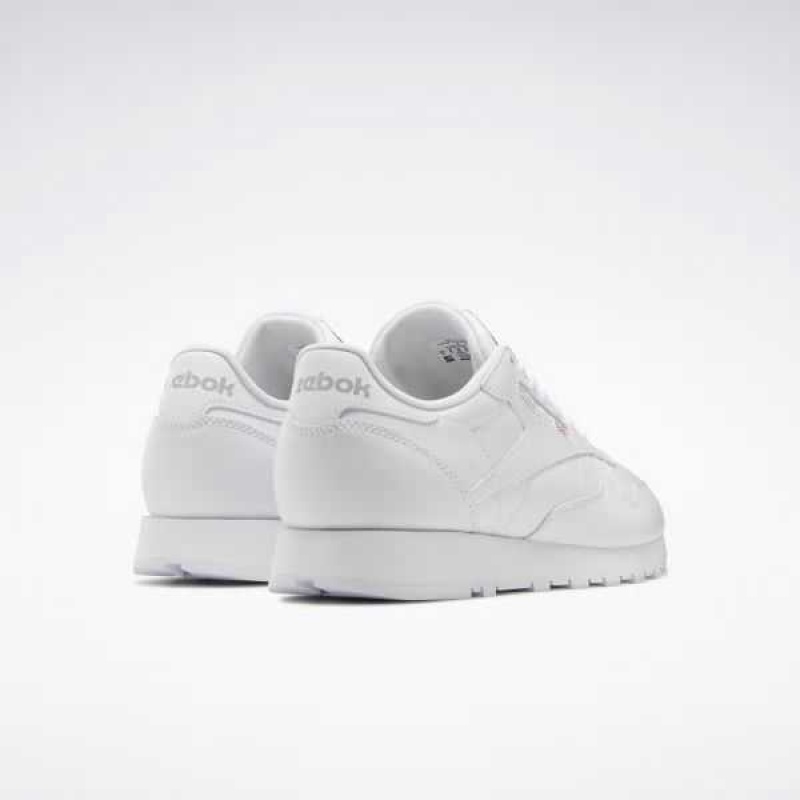 Reebok Classic Leather Shoes Weiß Weiß Grau | 3690752-DX