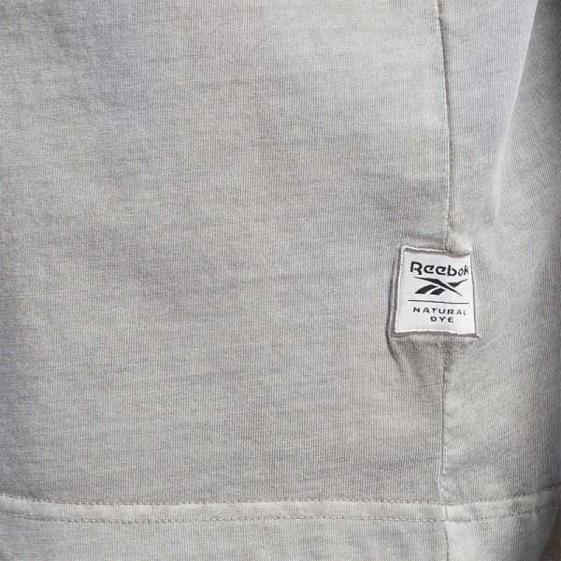 Reebok Classics Natural Dye T-Shirt Grau | 3764018-SX