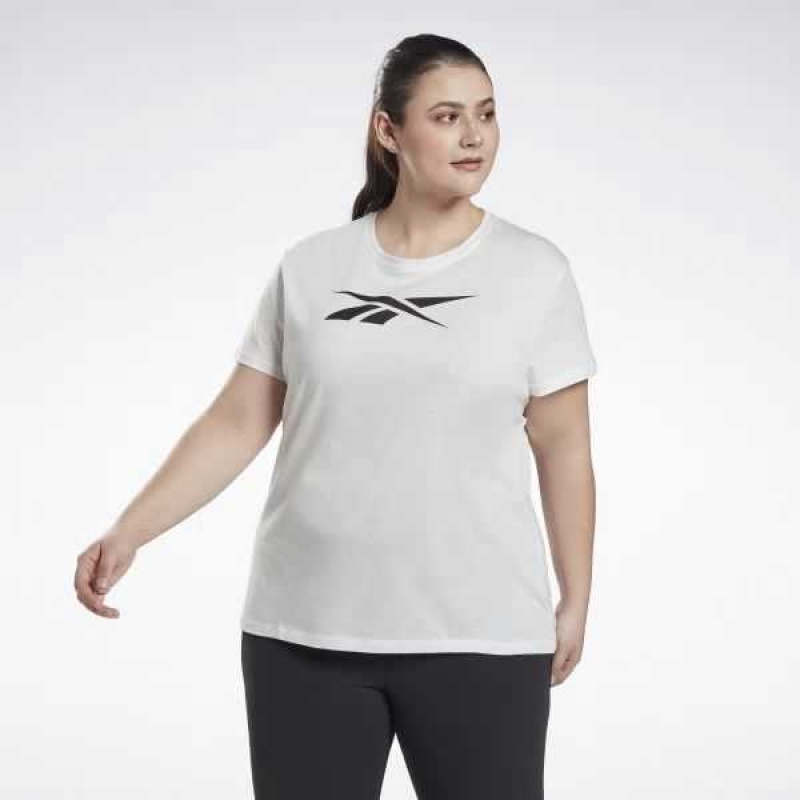 Reebok Graphic Vector T-Shirt Weiß | 8451739-PY