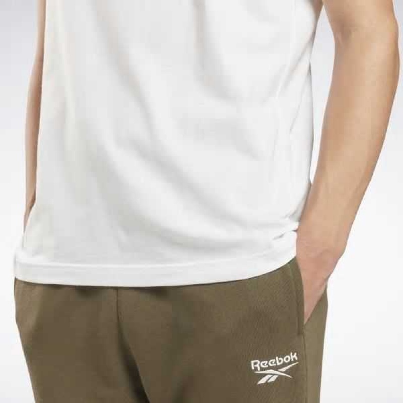 Reebok Identity Big Logo T-Shirt Weiß | 2973145-NL