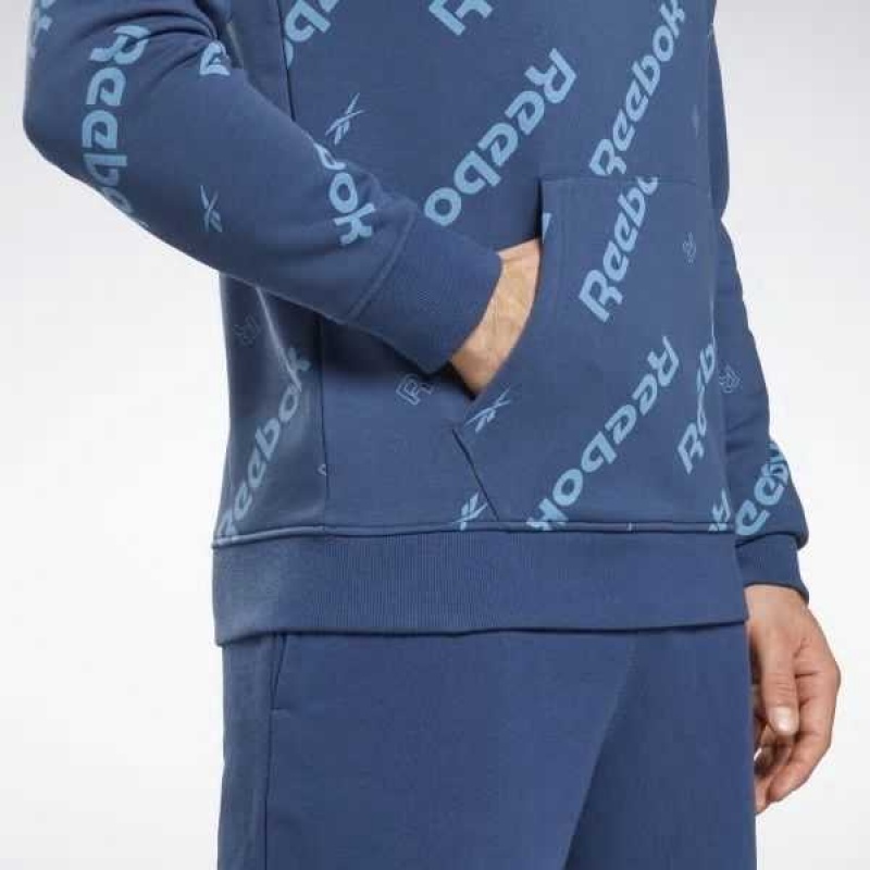 Reebok Identity Sweatshirt Blau | 5168247-JC