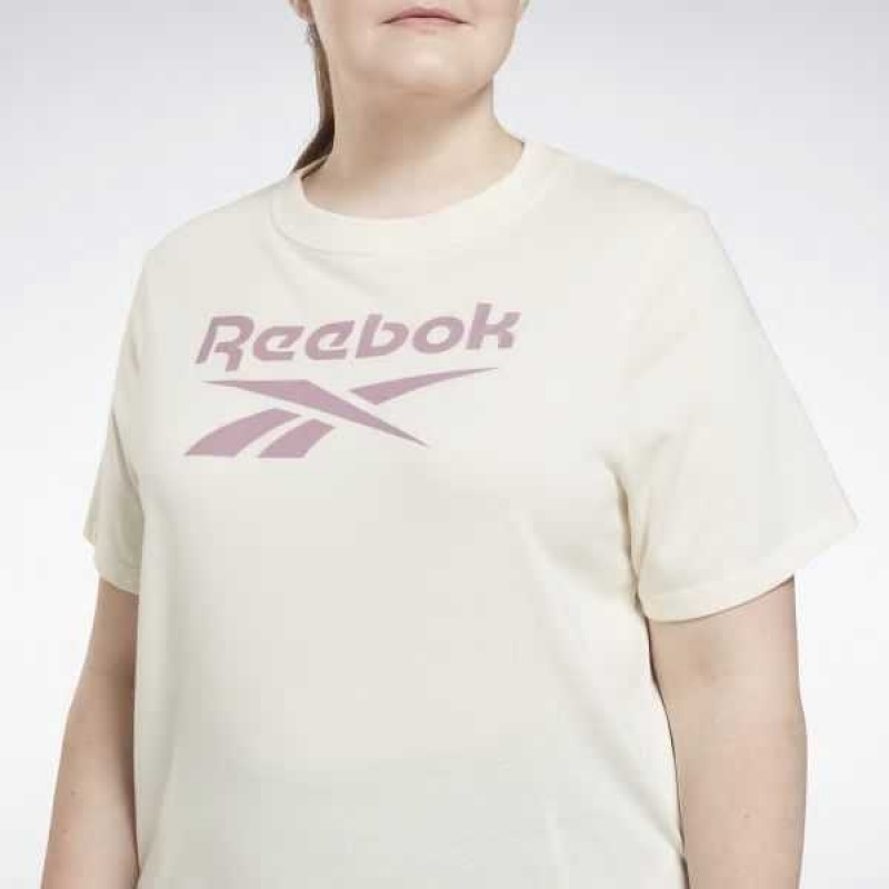 Reebok Identity T-Shirt Weiß | 6314780-DJ