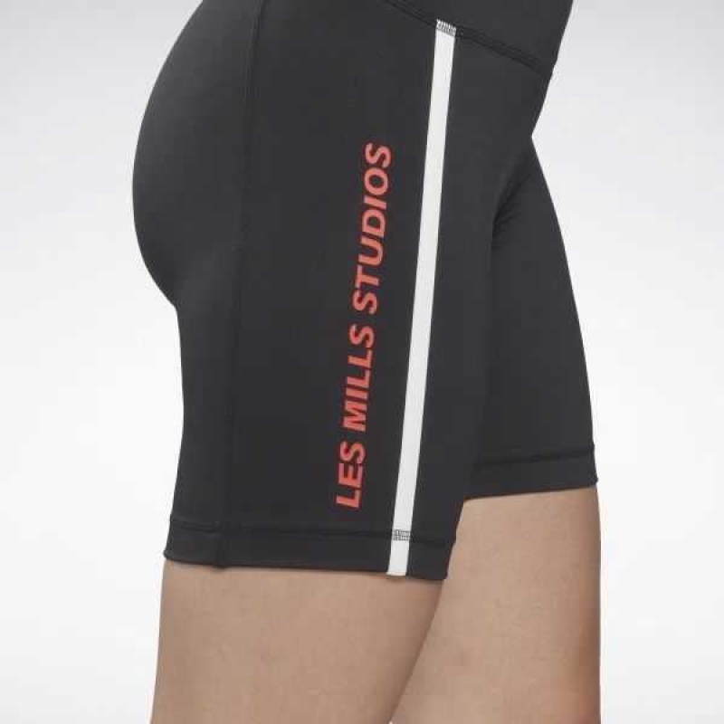 Reebok Les Mills Bike Shorts Schwarz | 6904132-KX