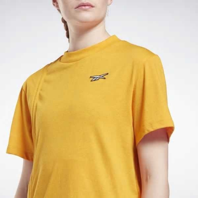 Reebok MYT T-Shirt Gold | 1759342-PN