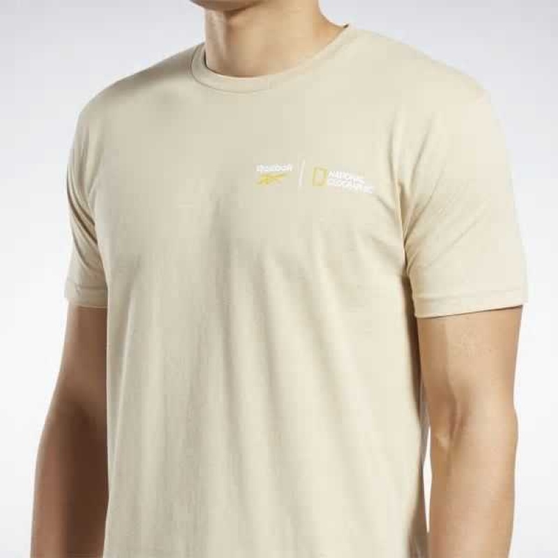 Reebok National Geographic Kurzes Sleeve T-Shirt Mehrfarbig | 2346758-IP