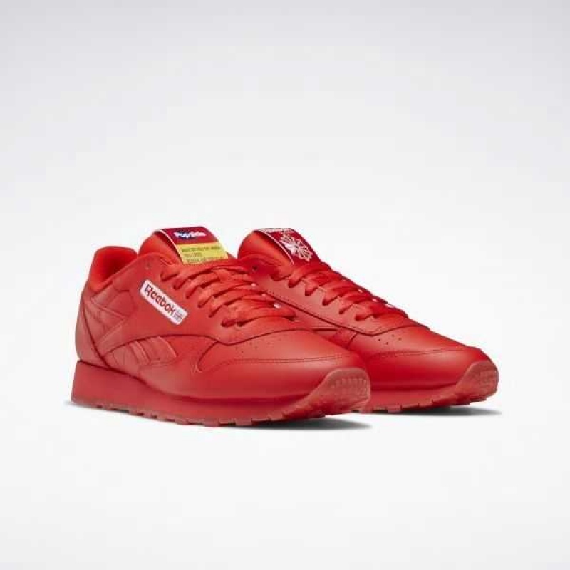 Reebok Popsicle Classic Leather Shoes Rot Rot Rot | 5127684-IX