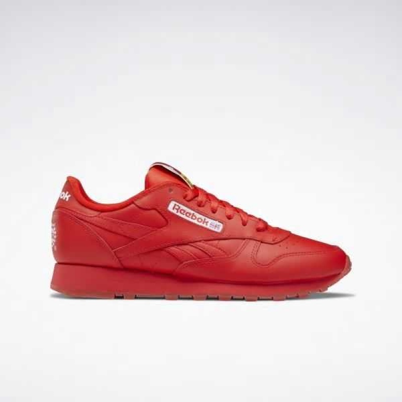 Reebok Popsicle Classic Leather Shoes Rot Rot Rot | 5127684-IX