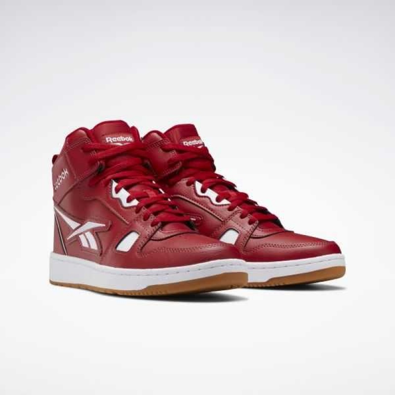 Reebok Resonator Mid Basketball Shoes Rot Rot Weiß | 4265701-NT