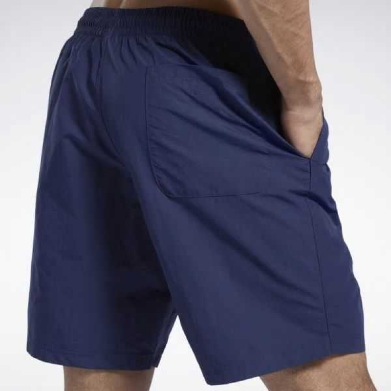 Reebok Sport Essentials Utility Shorts Navy | 2359740-IN