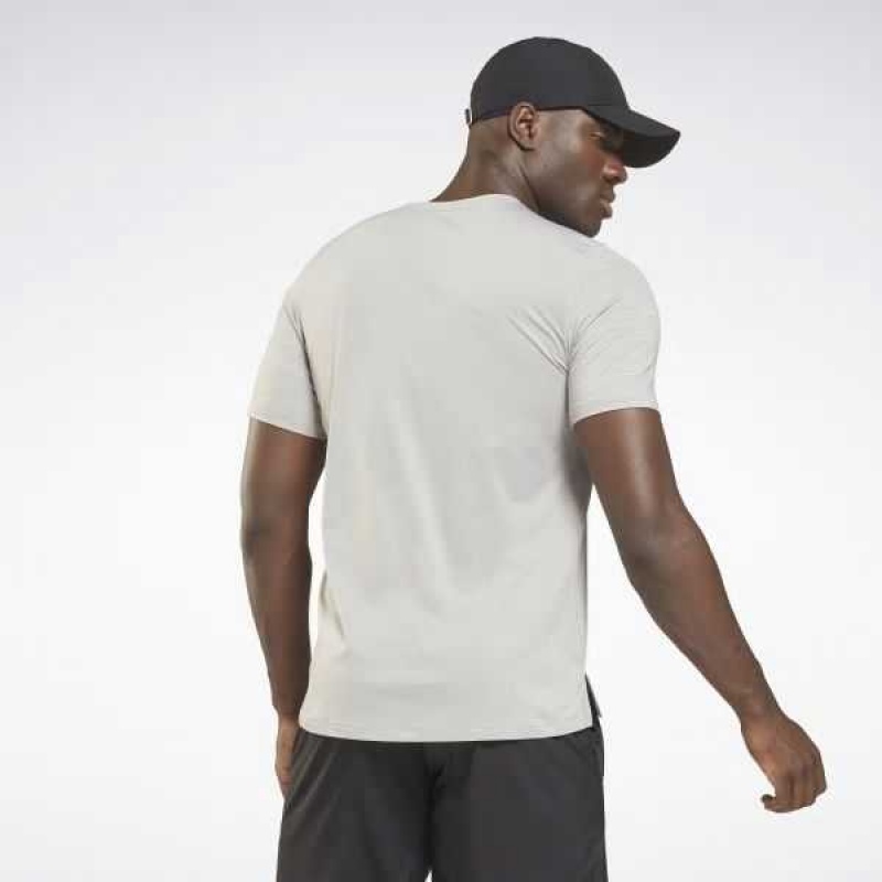 Reebok Tech Stylen Activchill Move T-Shirt Grau | 4028715-XW