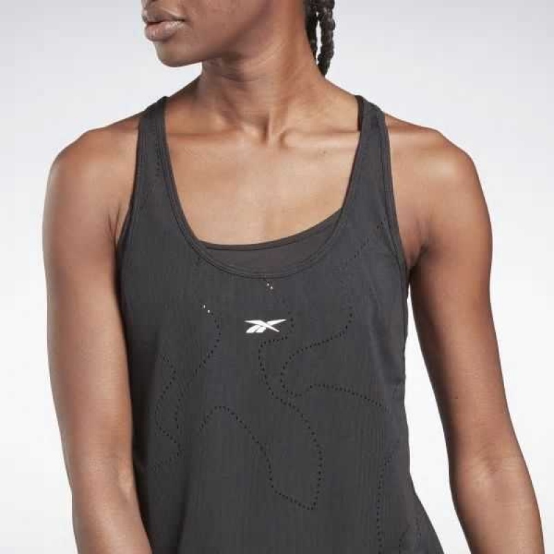 Reebok United By Fitness Perforated Tank Top Schwarz | 3920751-BX