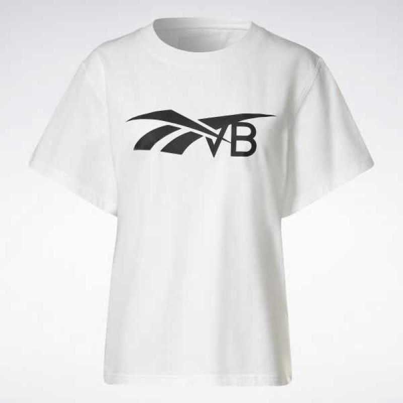Reebok Victoria Beckham T-Shirt Weiß | 7962840-WR